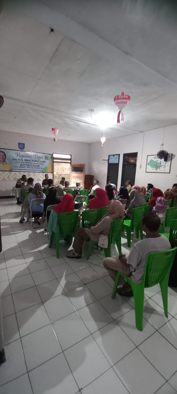 Kegiatan Reses Anggota Dewan perwakilan  Rakyat Provinsi Maluku Utara